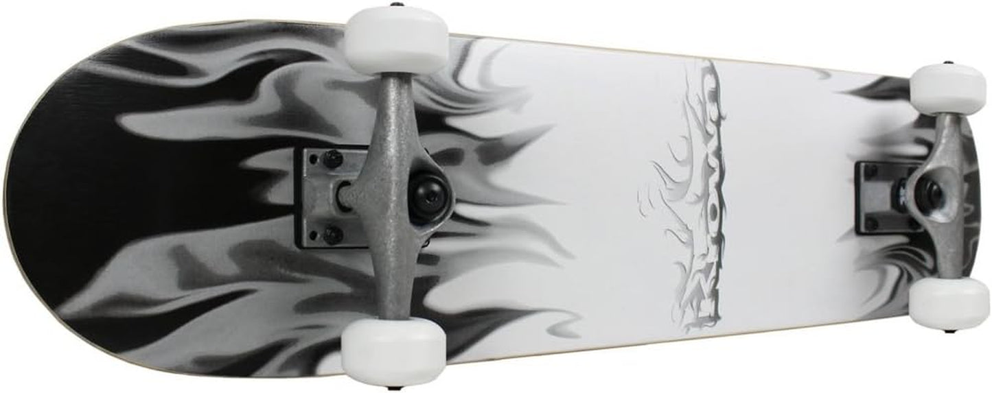 Rookie Complete Skateboard - Pro Style Quality - Maple 7-Ply Deck, Aluminum Trucks, Urethane Wheels, Precision Bearings - the Perfect Beginners First Board
